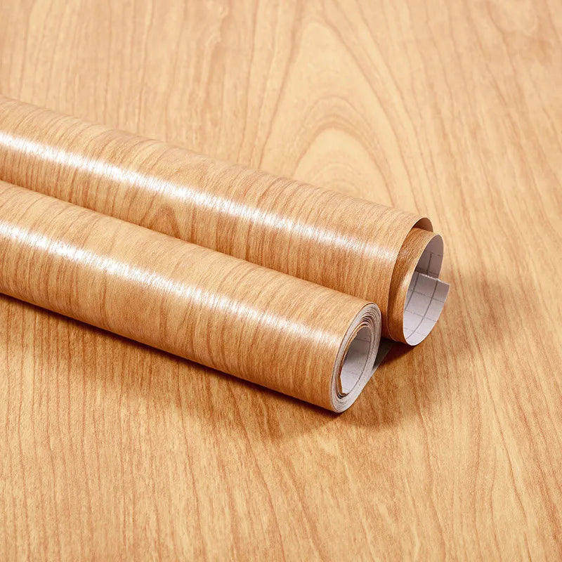 Nanmu Couleur Papier Peint Vinyle Imitation Bois Auto-adhésif Étanche